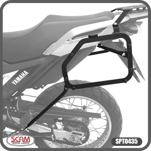 Suporte de Baú Bagageiro Lateral Scam Yamaha Crosser 150 2014 a 2025