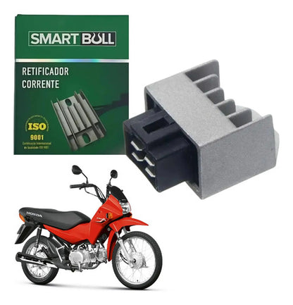 Regulador Retificador Smartfox Honda Pop 100 2007 em diante 12V
