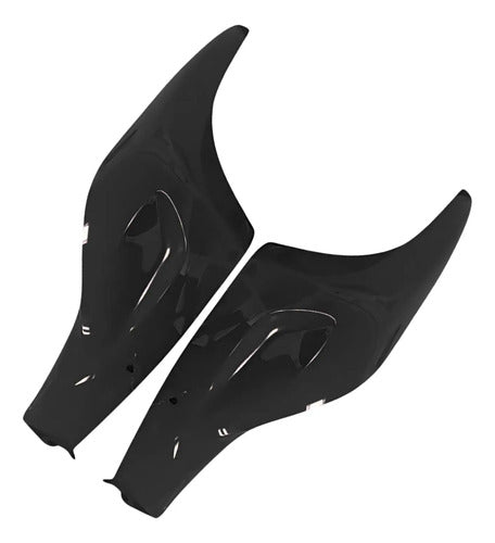 Par de Capas do Tanque Paramotos Yamaha Lander 250 2020 a 2024 Preto