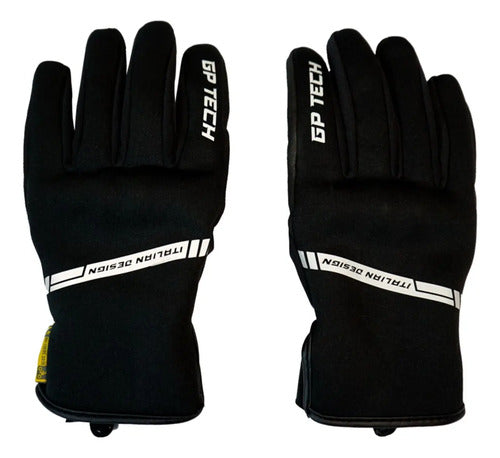 Luva GP Tech Supreme 2 Térmica Impermeável Preto Cinza