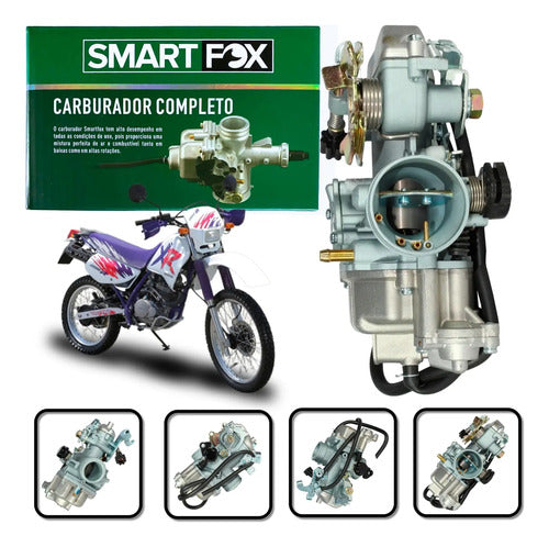 Carburador Smartfox Honda Cbx 200 Strada 1994 a 2001 Nx 200 1993 em diante Xr 200r 1994 a 2002