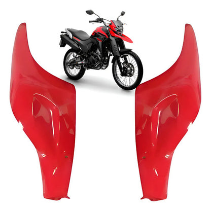 Par de Capas do Tanque Paramotos Yamaha Lander 250 2020 a 2024 Vermelho