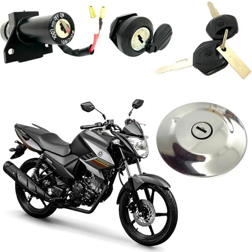 Conjunto de Travas Yamaha Factor 125 2017 em diante Factor Fazer 150 2016 a 2025