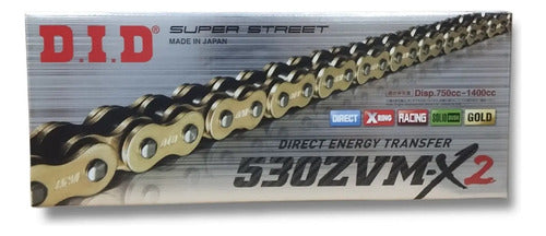 Kit Relação DID Premium com Retentor Suzuki Hayabusa B-King 1300 530ZVMX 118L 43/18T