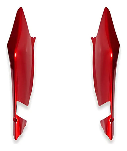 Par de Rabetas Laterais Paramotos Honda Xre 300 2013 a 2015 Vermelho