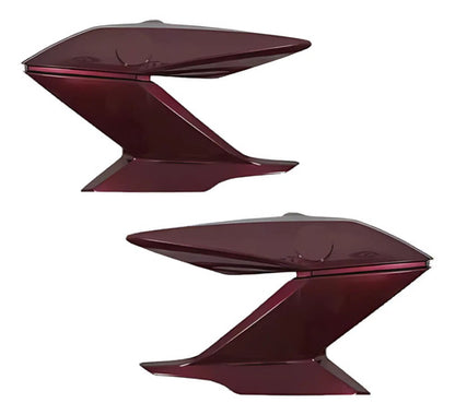 Par de Guias de Ar Abas do Tanque Paramotos Yamaha Fazer 150 2016 a 2018 Magenta