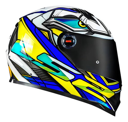 Capacete LS2 FF358 Xdron Azul Brilhante