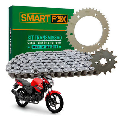 Kit Relação Smartfox com Retentor Yamaha Fazer Fz15 150 2023 em diante 428OH 128L 41/14T
