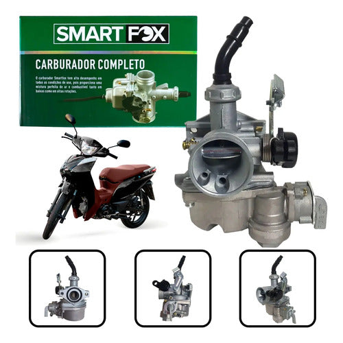 Carburador Smartfox Shineray Jet 50 2020 a 2025