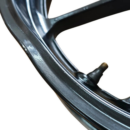 Roda Liga Leve Traseira Yamaha Fazer Fz25 250 2018 a 2025 Yzf-R15 2024 a 2025 Preto Avariada