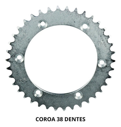 Kit Relação Smartfox com Retentor Honda Tornado 250 2001 em diante 520OH 104L 38/13T