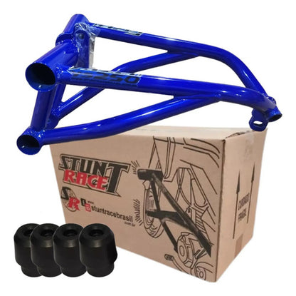 Protetor de Motor Stunt Race Cage Yamaha Fazer 250 2006 a 2017 Azul Metálico