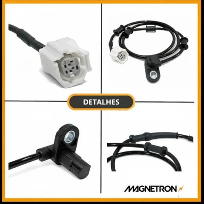 Sensor de Velocidade ABS da Roda Traseira Magnetron Yamaha Fazer Fz25 250 2018 a 2025