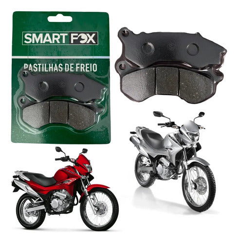Pastilha de Freio Traseira Smartfox Honda Xre 300 2009 em diante Nx 400 Falcon 1999 a 2015