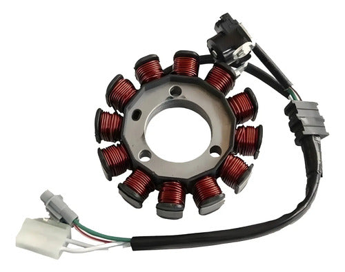 Magneto Estator com Bobina de Pulso Smartfox Yamaha Factor 125 Fazer Factor Crosser 150