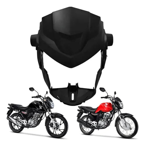 Carenagem do Farol Paramotos Honda Cg 160 Fan Start 2022 a 2025 Preto