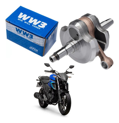 Virabrequim Completo com Biela WW3 Yamaha Fazer Lander Ténéré 250