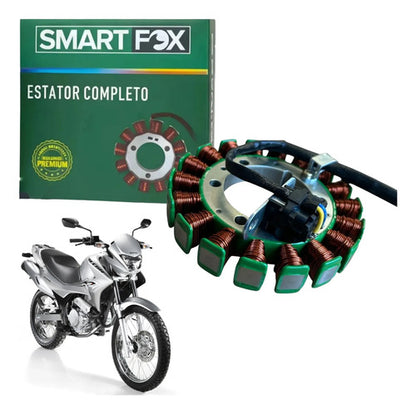 Magneto Estator com Bobina de Pulso Smartfox Honda Nx 400 Falcon 2013 a 2015