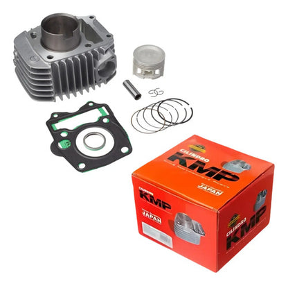 Kit Cilindro Pistão Anéis e Juntas KMP Honda Biz 125 2009 a 2025 STD