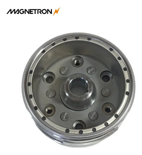 Volante do Magneto Partida Elétrica Magnetron Yamaha Factor 125 2002 a 2005 Xtz 125 2003 a 2005