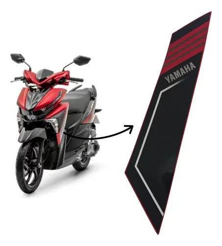Adesivo da Moldura Lateral do Pisca Esquerda Yamaha Neo 125 2025 Vermelho