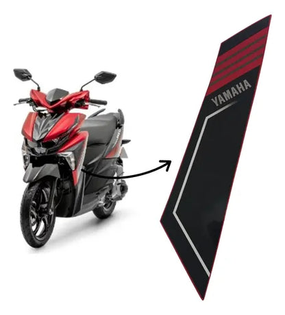 Adesivo da Moldura Lateral do Pisca Esquerda Yamaha Neo 125 2025 Vermelho