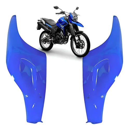 Par de Capas do Tanque Paramotos Yamaha Lander 250 2020 a 2024 Azul