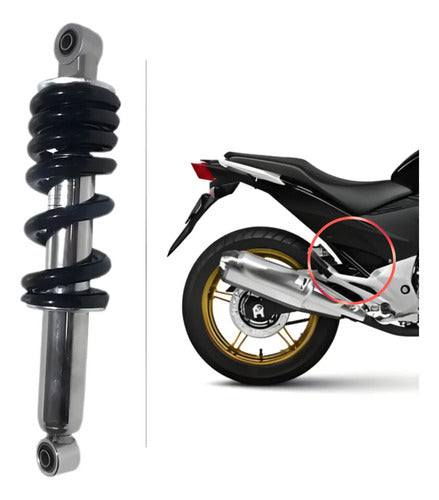 Amortecedor Traseiro Central Pro-Link Smartfox Honda Cb 300r 2009 em diante Cromado