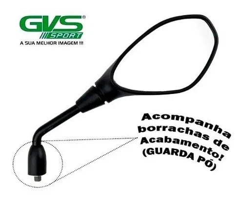 RETROVISOR GVS HASTE FIXA LENTE PRATA BMW F800 / GS650
