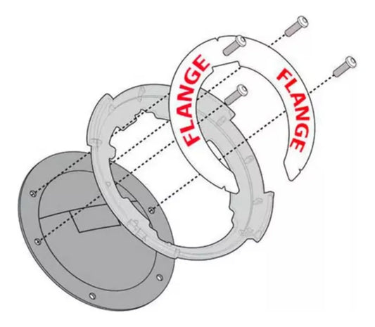 Flange Tanque Cb 1000r, Cbr 600, Hornet 600, Bf03 Givi