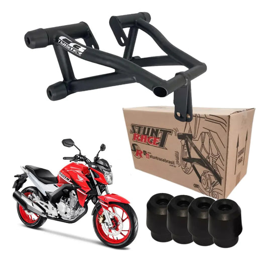 Protetor Stunt Race Preto Fosco Cb250 Twister 2016 2017 2018
