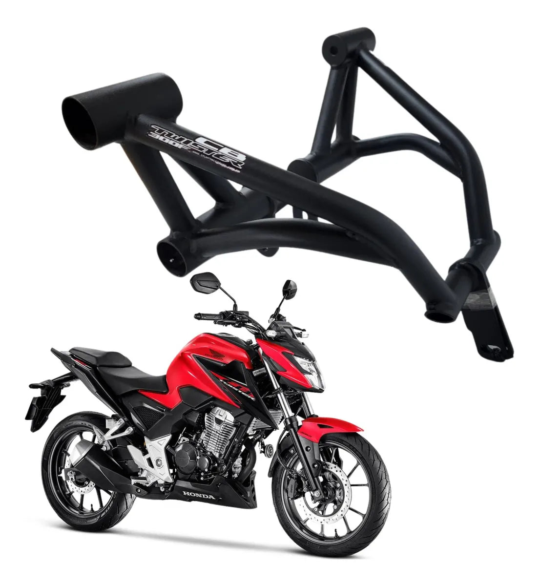 Protetor De Motor Street Race Twister Cb 300f Stunt Race