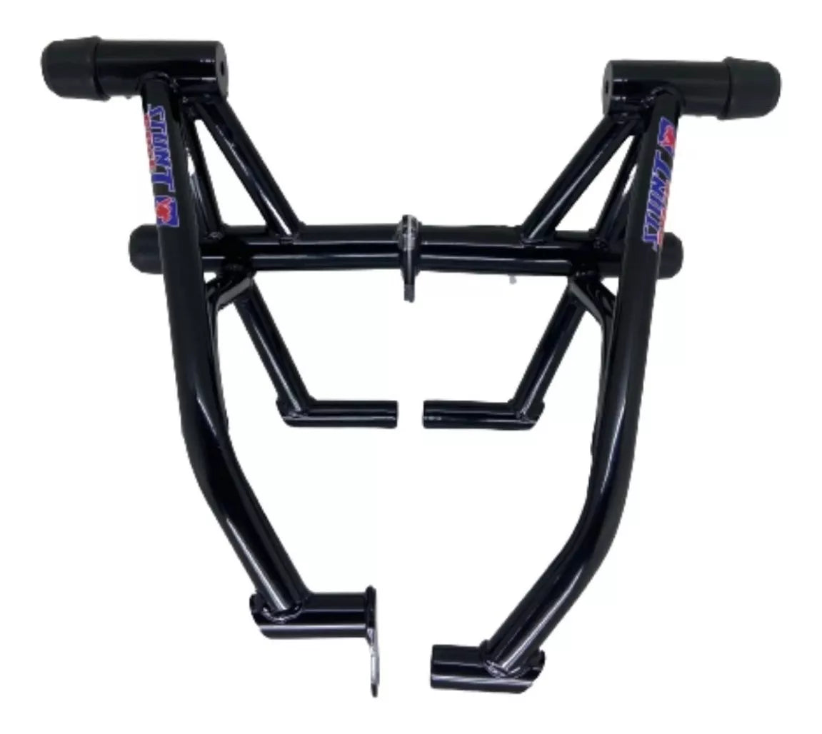 Protetor Motor Titan Fan 160 Street Stunt Race Preto Brilho