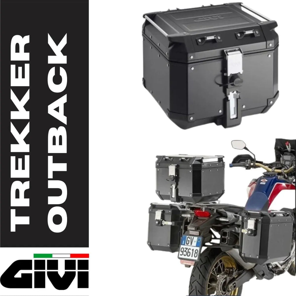 Baú Para Motocicleta Monokey Trekker Outback Em Alumínio 42l