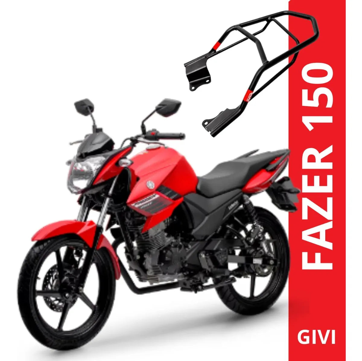 Bagageiro Givi Fazer 150 2017 A 2023