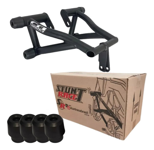 Protetor Stunt Race Preto Fosco Cb250 Twister 2019 2020 2021