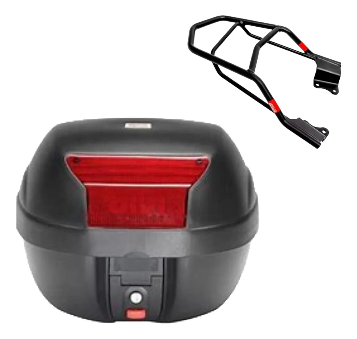 Bagageiro + Bauleto Givi E29 Cg 160 Titan 160 29 Litros