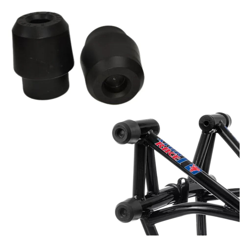 Kit 2 Borracha Batente Ponteira Nilon Stunt Race Stunt Cage