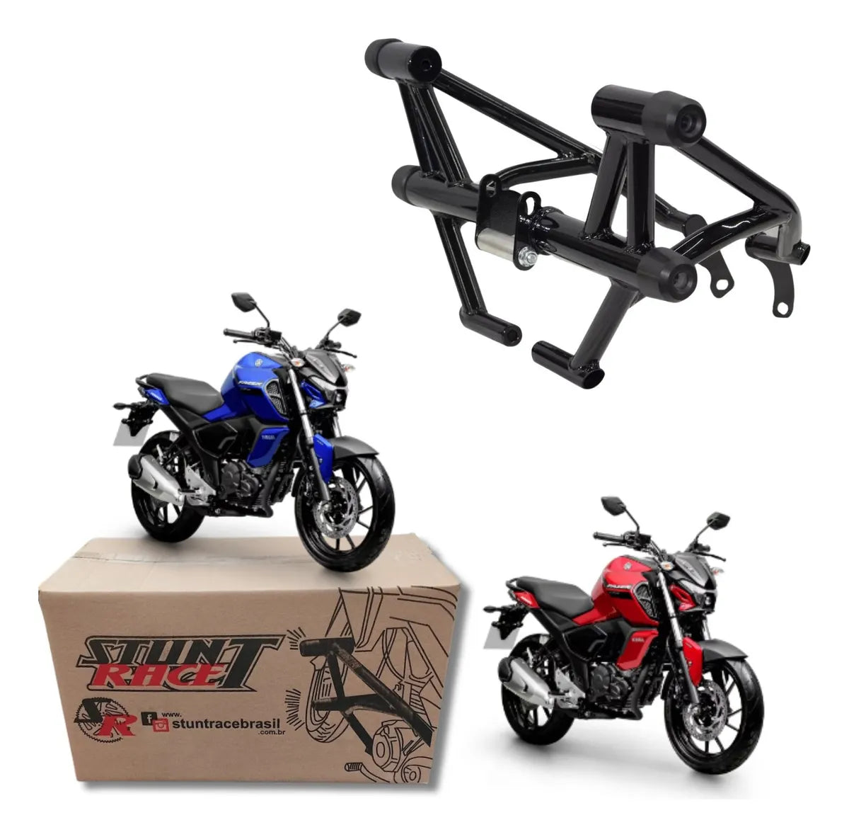 Protetor Motor Carenagem Stunt Race Fz15 2023 2024