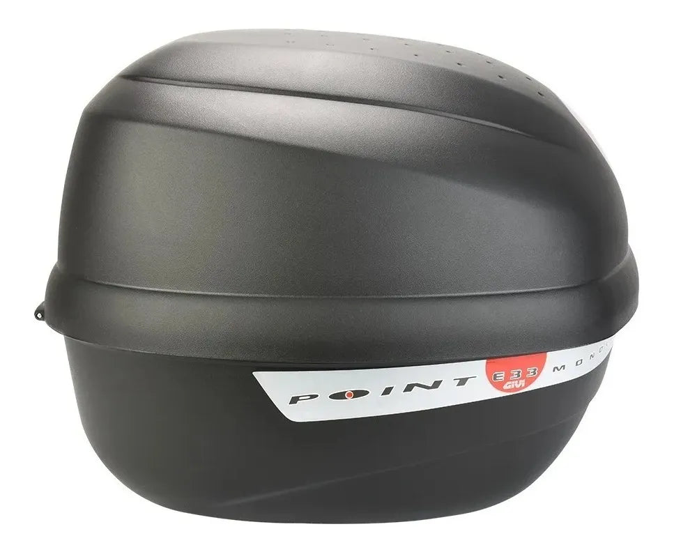 Bau E-33n Lente Vermelha Fumê + Bagageiro Factor 150 Fazer