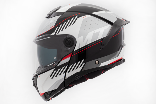 Capacete Mt Helmets Atom 2 SV Edix B0 Cinza Ptreo Brilho