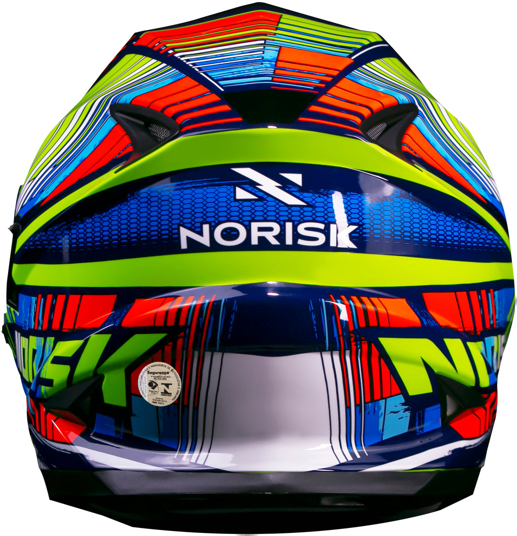 Capacete Norisk Soul Advance Rosa Amarelo