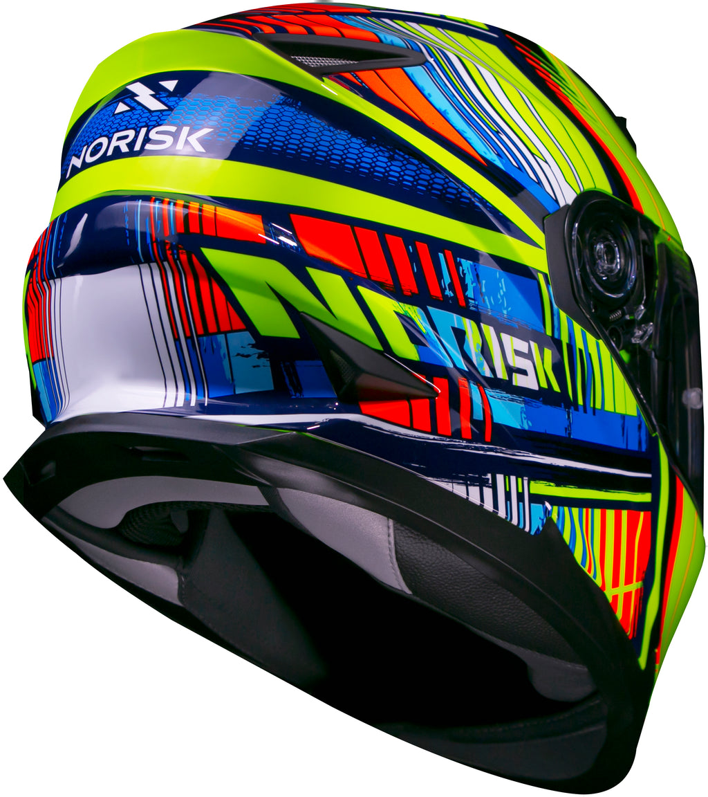 Capacete Norisk Soul Advance Rosa Amarelo