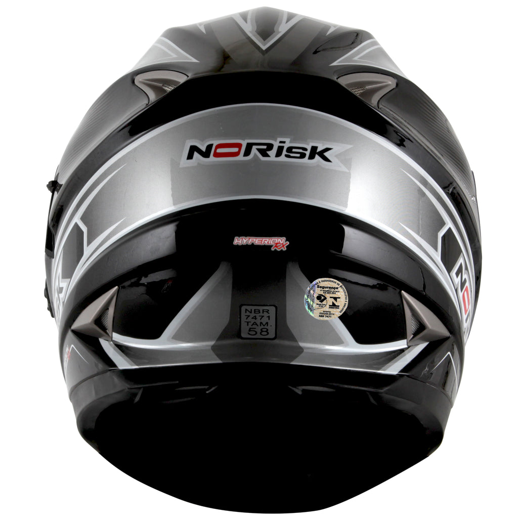 Capacete Norisk Soul Hyperion Prata