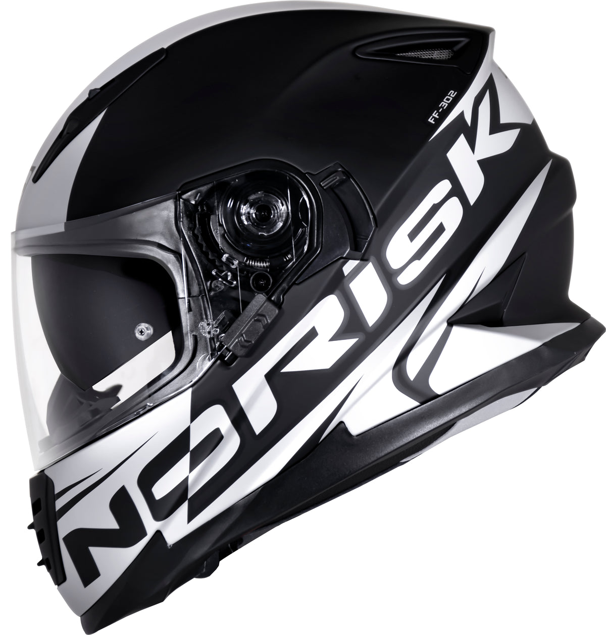 Capacete Norisk Soul Manty Preto Prata