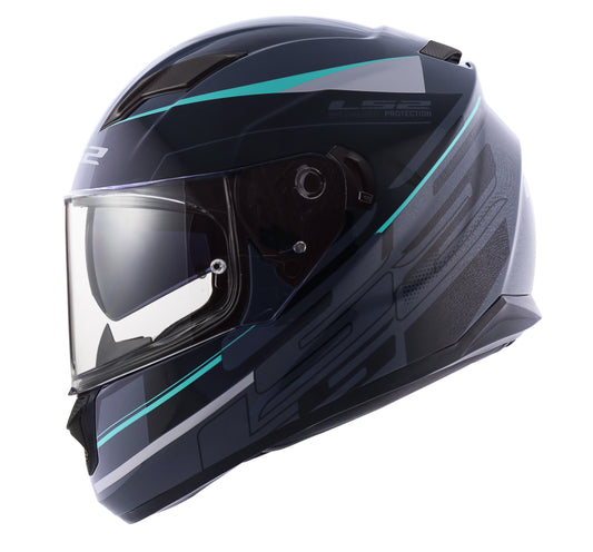 Capacete Ls2 Ff320 Stream Ixel Cinza Preto