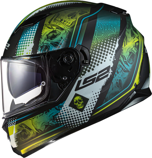 Capacete Ls2 Ff320 Stream Mara Preto Amarelo