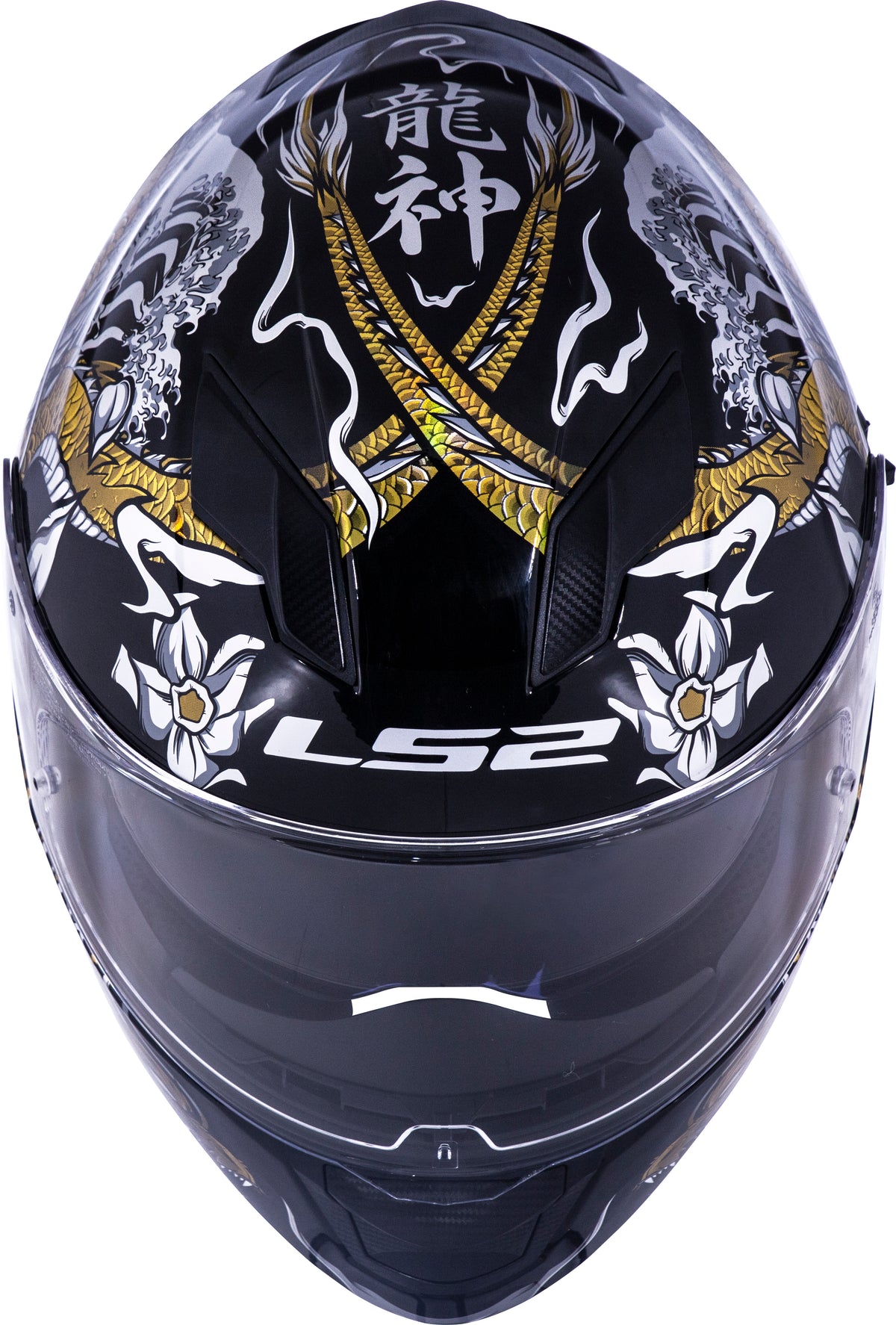 Capacete Ls2 Ff320 Stream Warrior Dourado