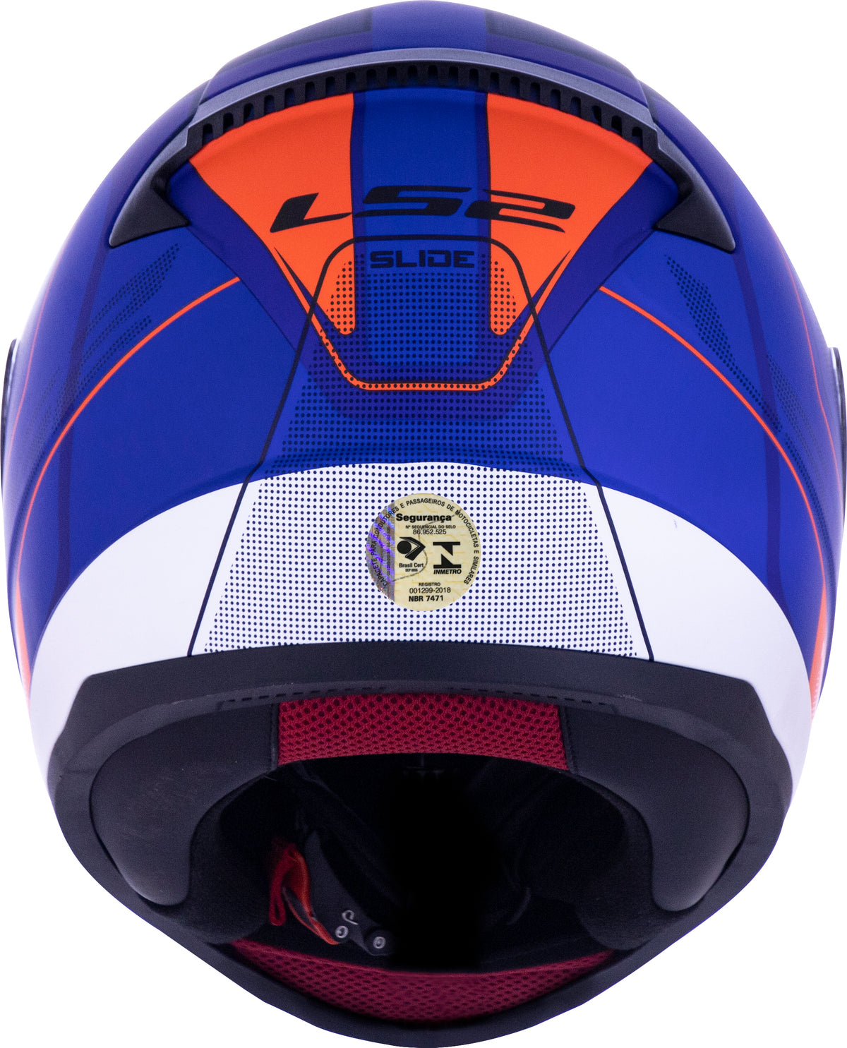 Capacete Ls2 Rapid ff353 Slide Azul