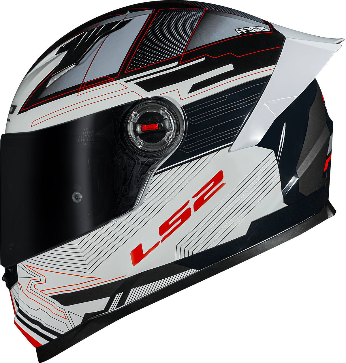 Capacete Ls2 ff358 S Digital Branco